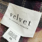 Velvet BY GRAHAM & SPENCER Norah Plaid Shacket Size XS