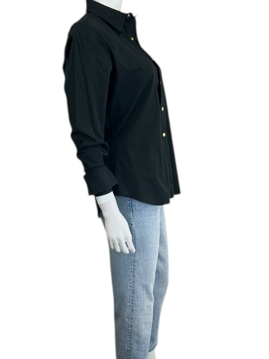 Ralph Lauren Black Button down Size M