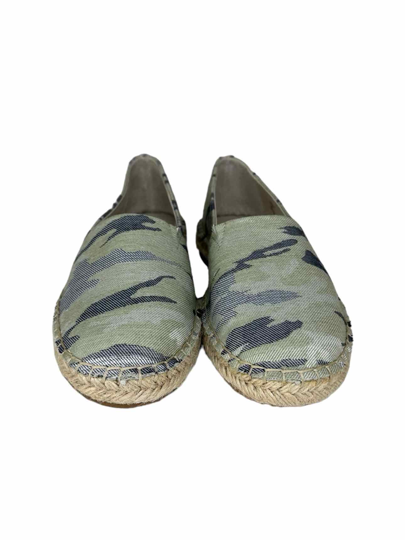 sanctuary NWT Green Camouflage HAVANA Espadrille Flats Size 7.5