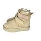 UGG Tan Neumel Platform Suede Booties Size 7