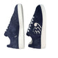 33.9 Women's Navy Blue Suede Signature Sneaker Size 37