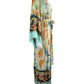 Spell Multicolor Floral Button-Down Maxi Dress Size XS