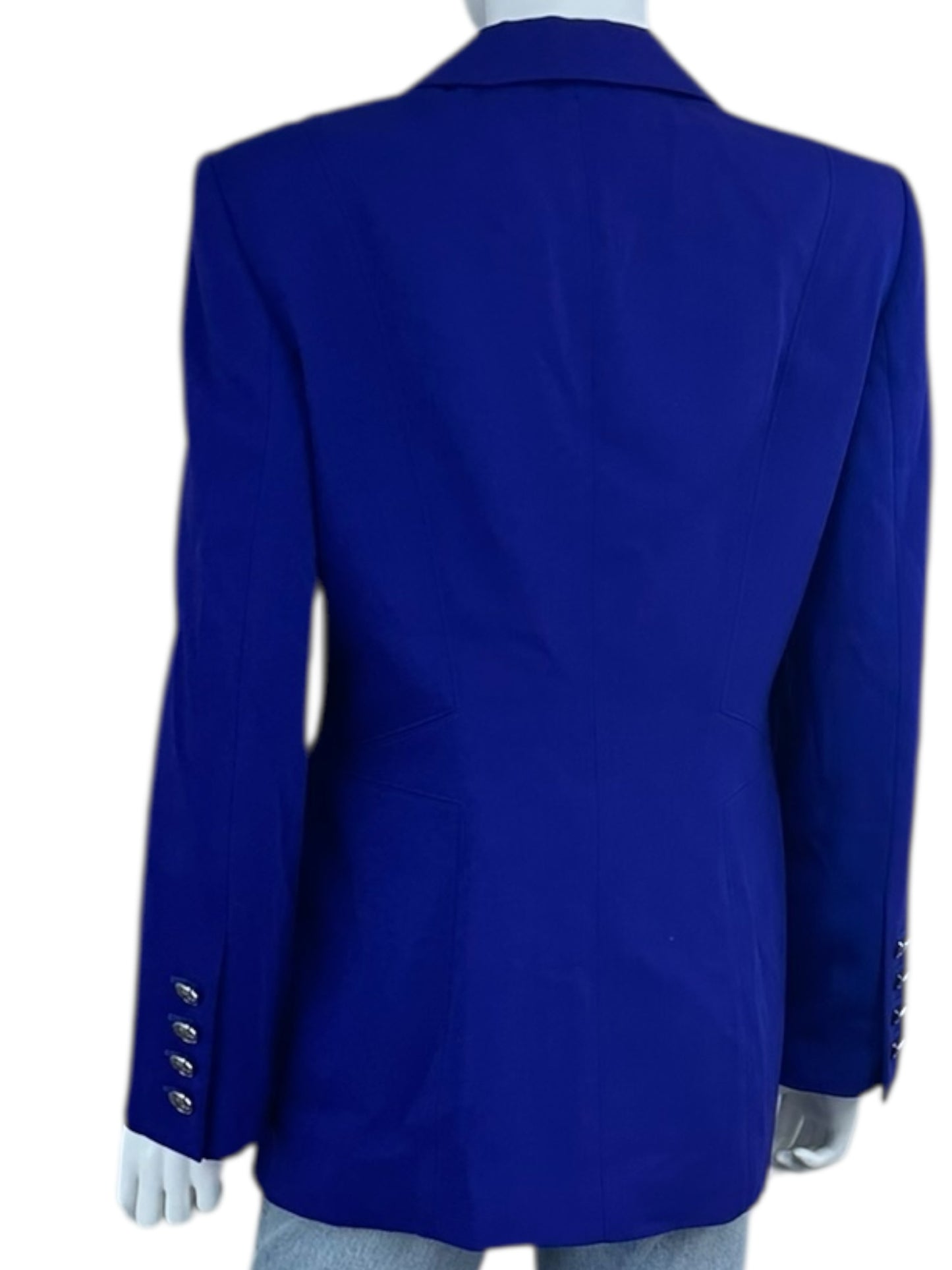 ESCADA Purple Virgin Wool Dress Jacket Size M