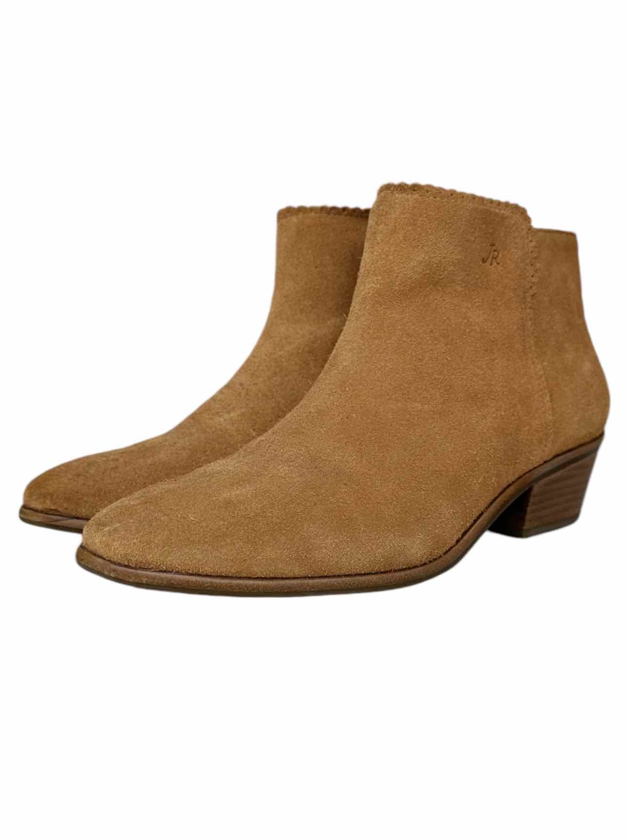 Jack Rogers Tan Suede Bailee Booties Size 9