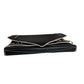 JIMMY CHOO Black Leather Oversized Sierra Convertible Cluch Handbag