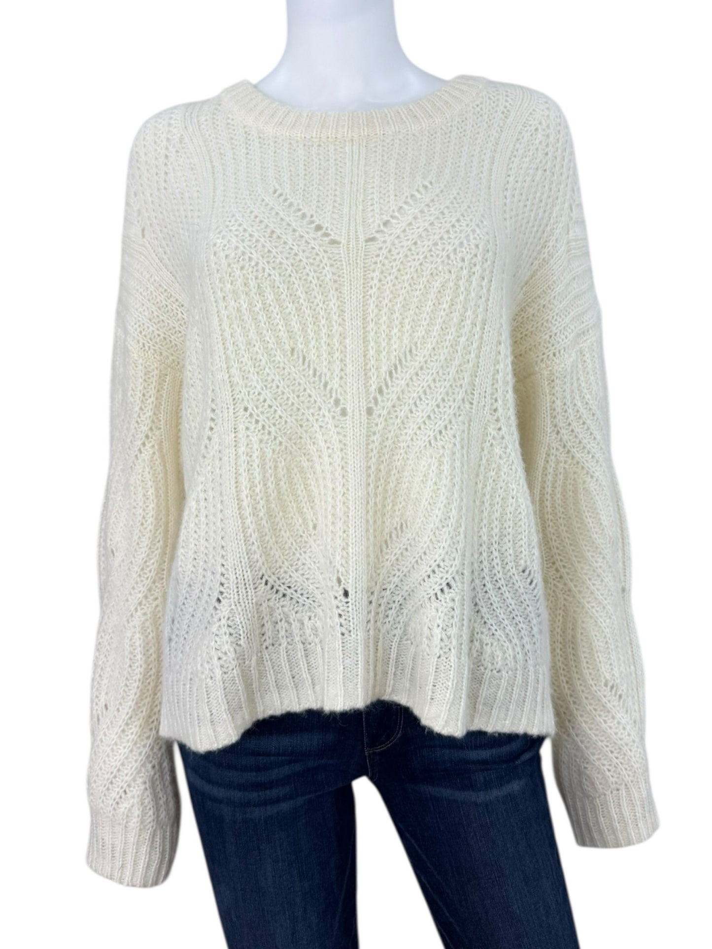 Madewell White Sweater Size S
