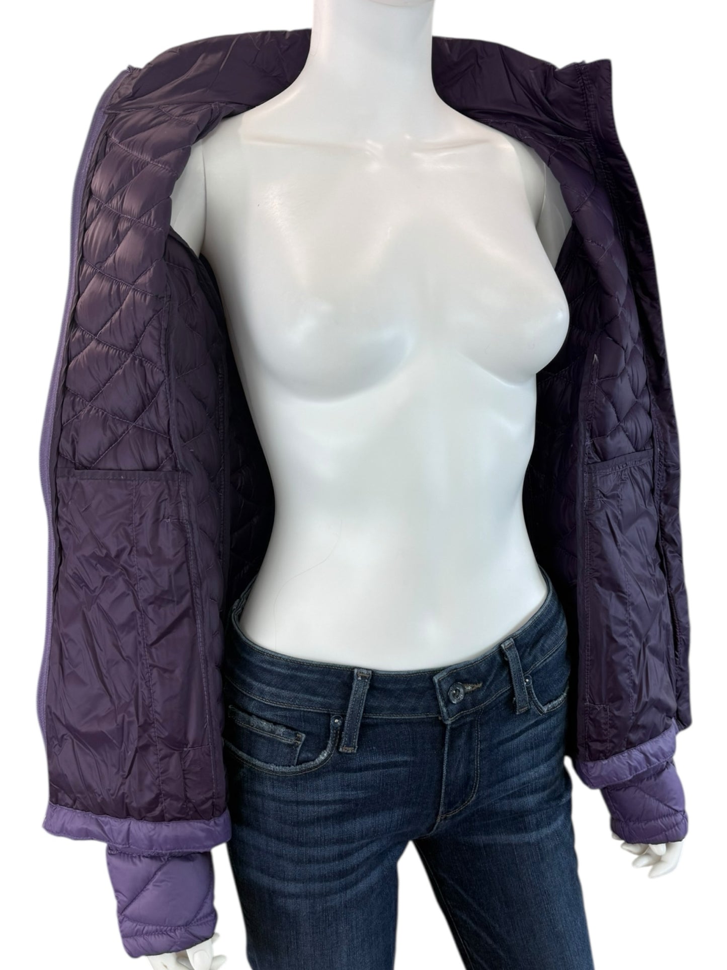 Free Country NWT Purple Quilted Packable Down Jacket Size S