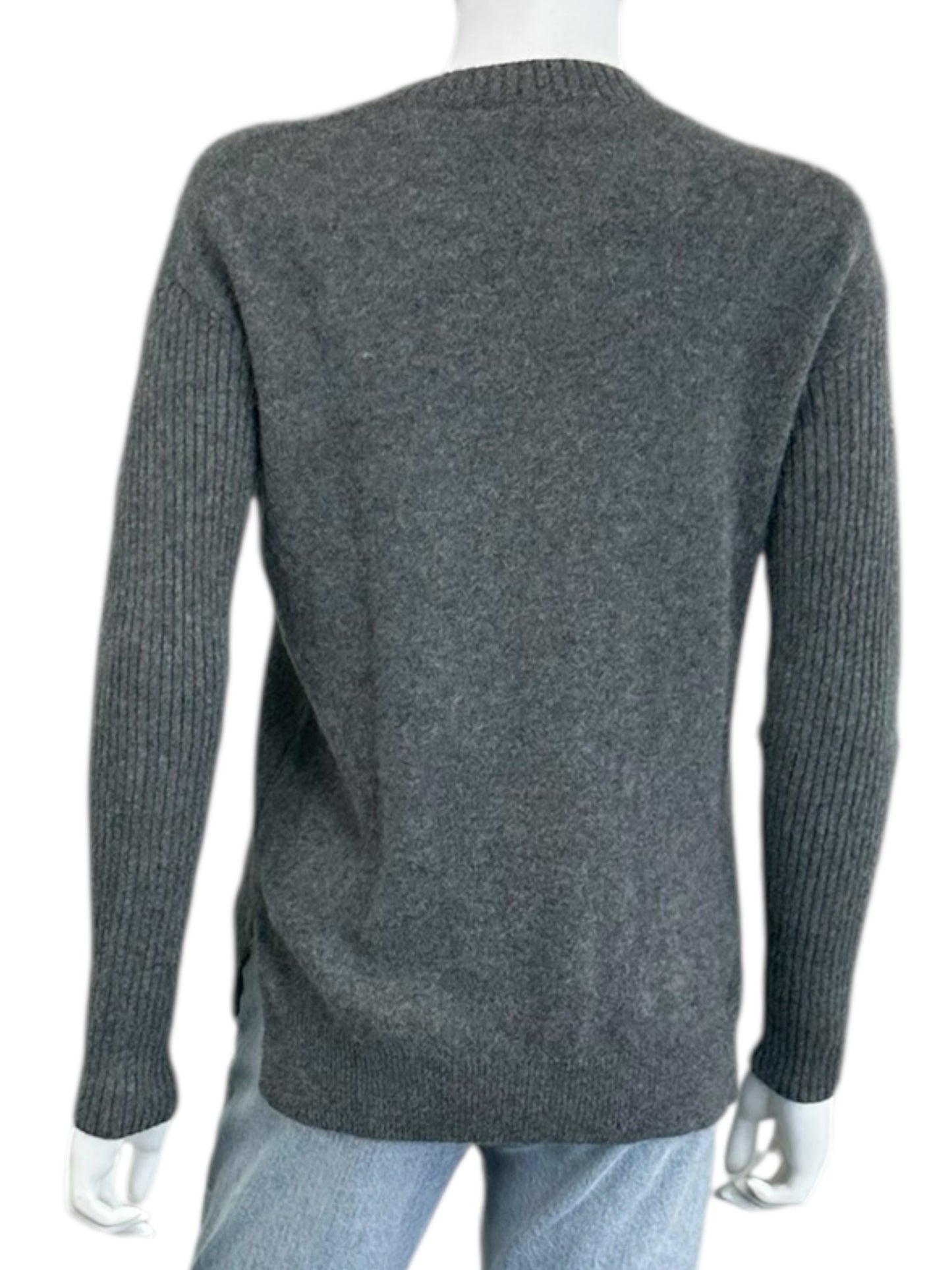 SKULL CASHMERE 100% Cashmere Gray Sweater Size XS