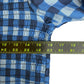 MIND TRAVELER NWT Blue Gingham Check Chia Blouse Size L