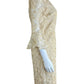 Adrianna Papell Cream Floral Lace Cocktail Dress Size 10