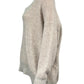 BROCHU WALKER Beige Wool Alpaca Blend Sweater Size L