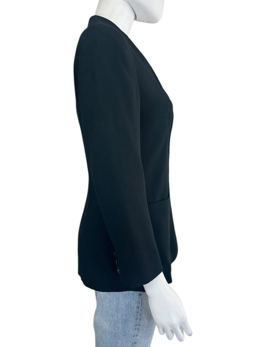 Ann Taylor Black Collared Blazer Size XS