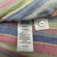 St. Tropez Pastel Stripe 100% Linen Dress Size L