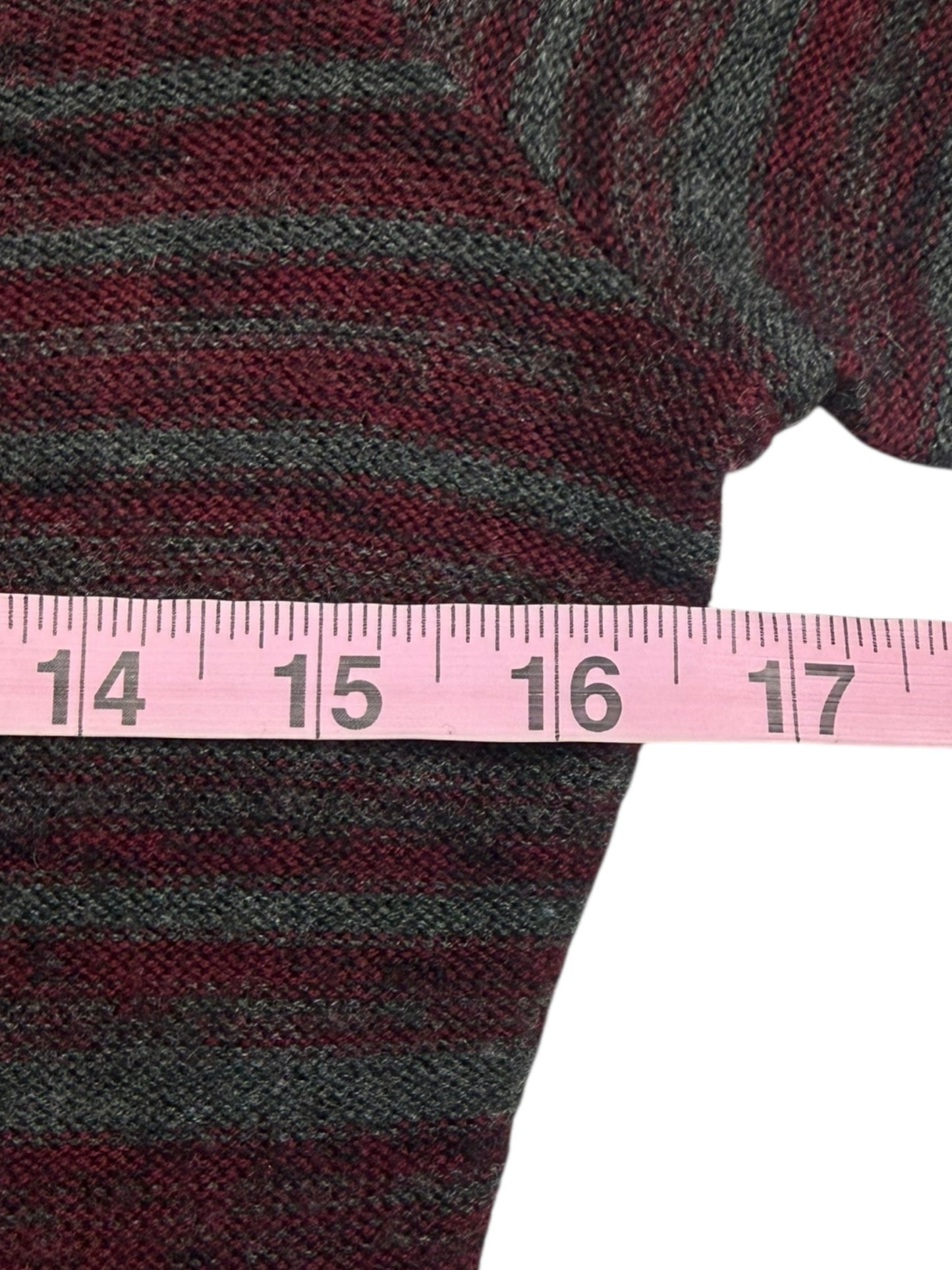 LAFAYETTE 148 NEW YORK Burgundy Wool Alpaca Blend Sweater Size M