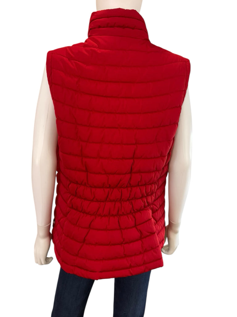 Tommy Hilfiger Red Quilted Puffer Vest Size XL