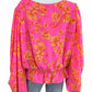 SUGAR LIPS NWT Pink Floral Print Blouse Size 2X
