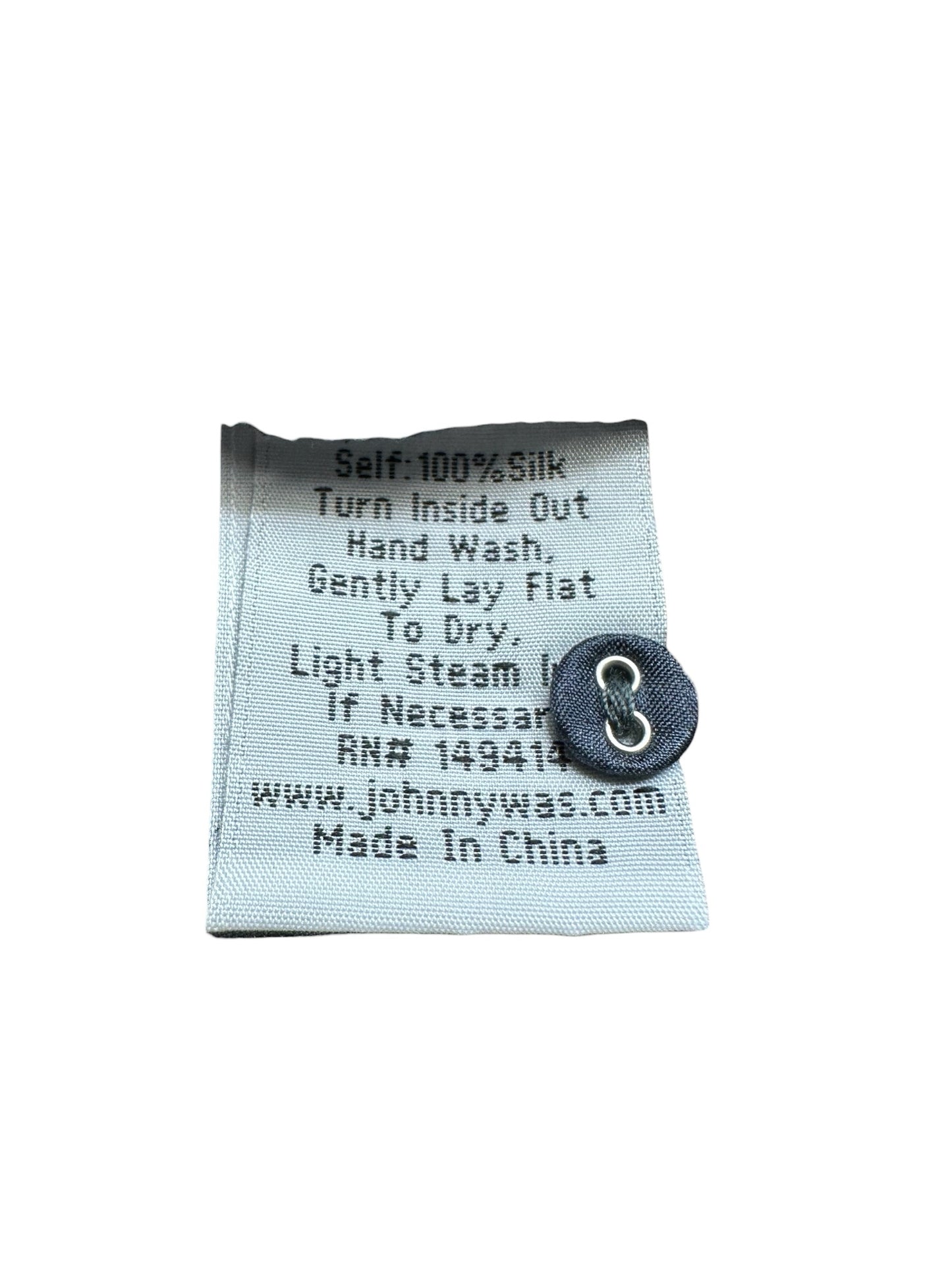 Johnny Was NWT 100% Silk Print Button-Down Shirt Size L