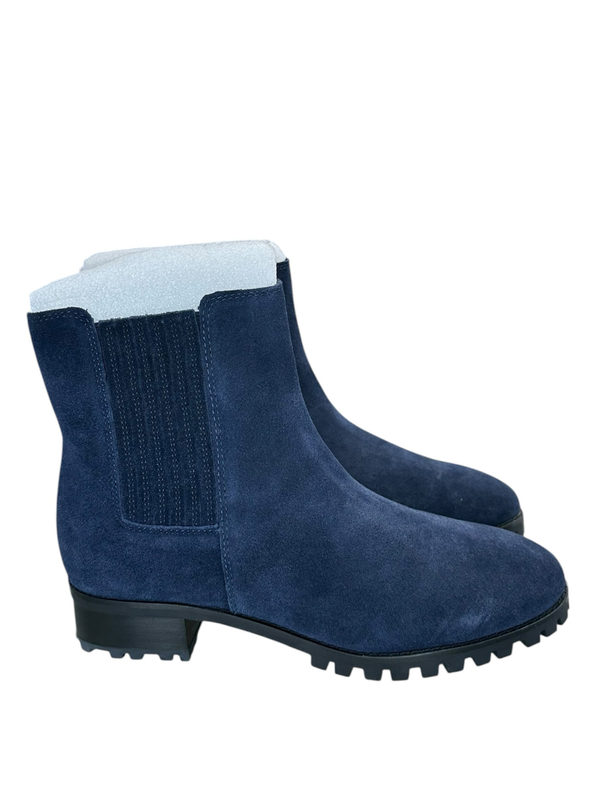 Talbots New Navy Blue Tish Suede Ankle Booties Size 6.5