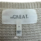 the great. Cream Ribbon Stripe Sweater Size 0
