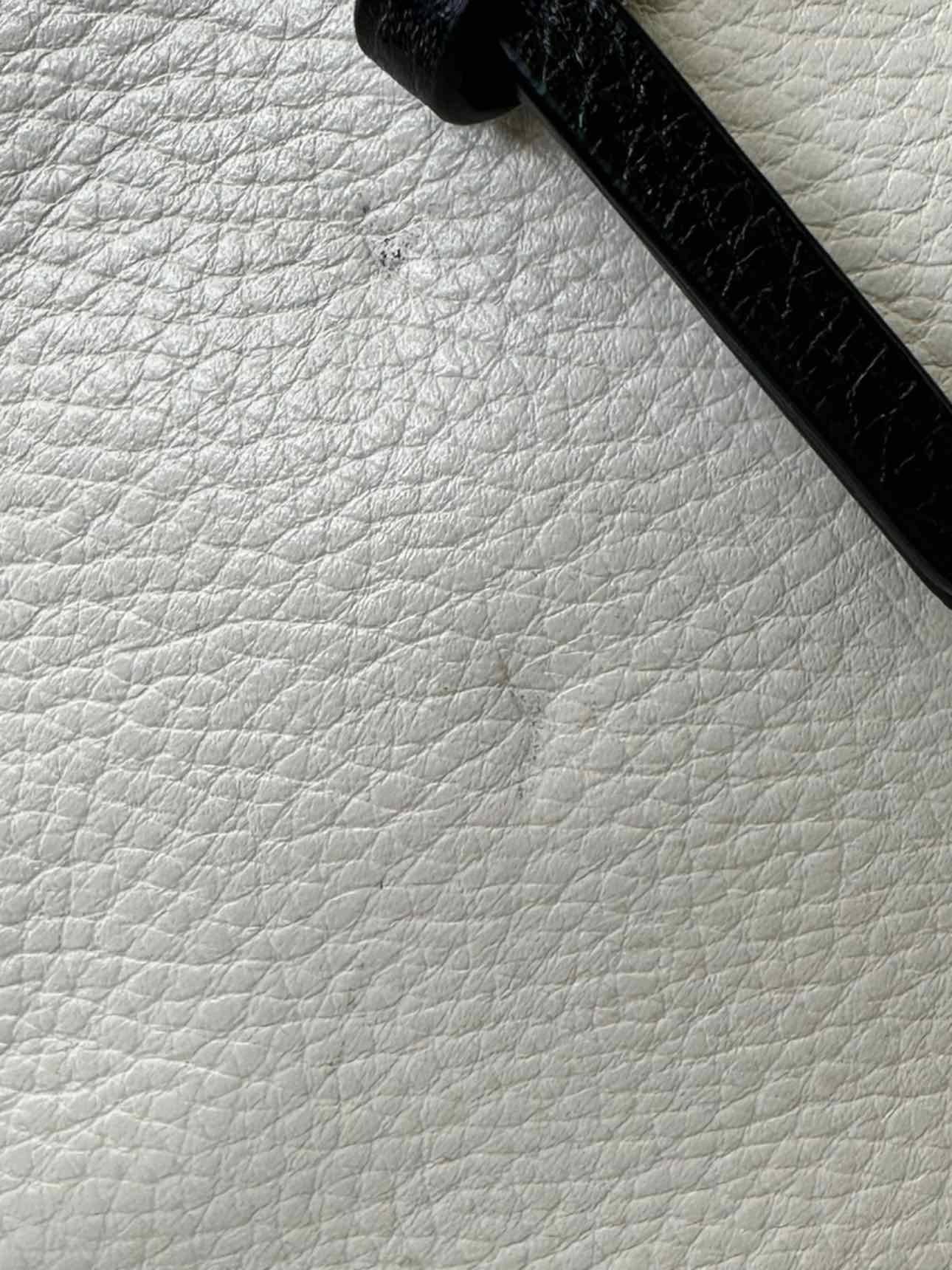 COACH NWT White Leather PENNIE Designer Handbag