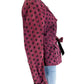 Mythology Polka Dot Leather Jacket Size 12