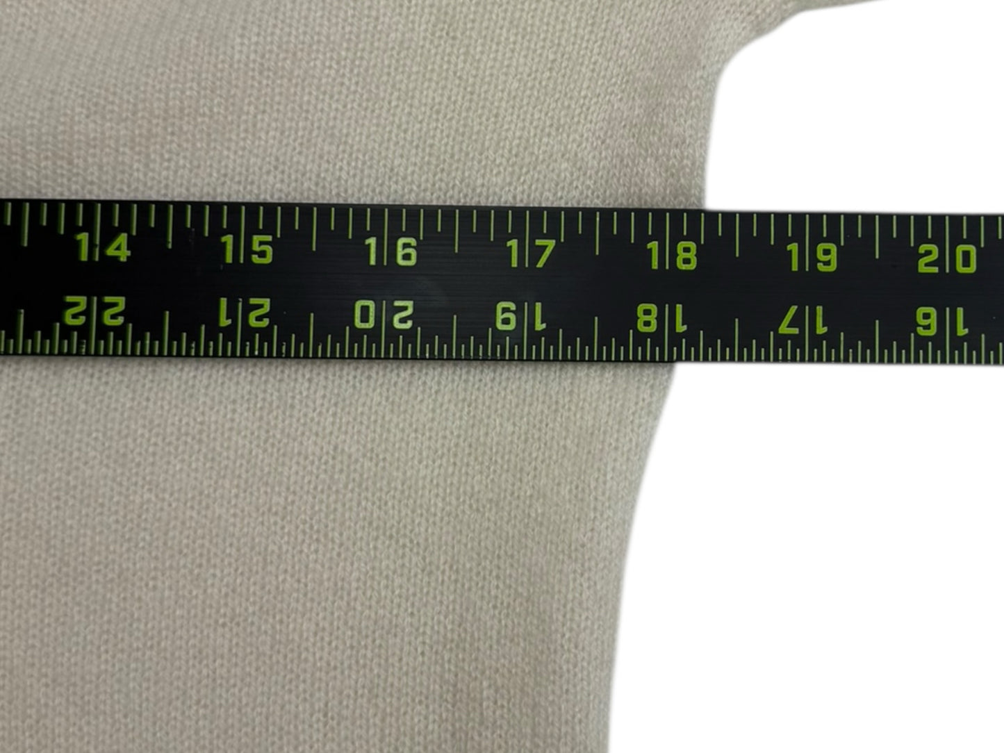 Theory Ivory 100% Cashmere Sweater Size S