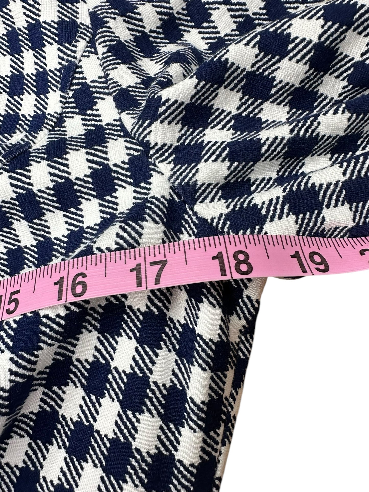 Chico NWT Navy Houndstooth Blazer Size M