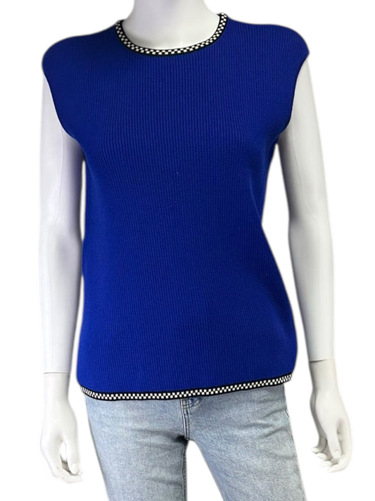ESCADA  Blue 100% Virgin Wool Sweater Size M