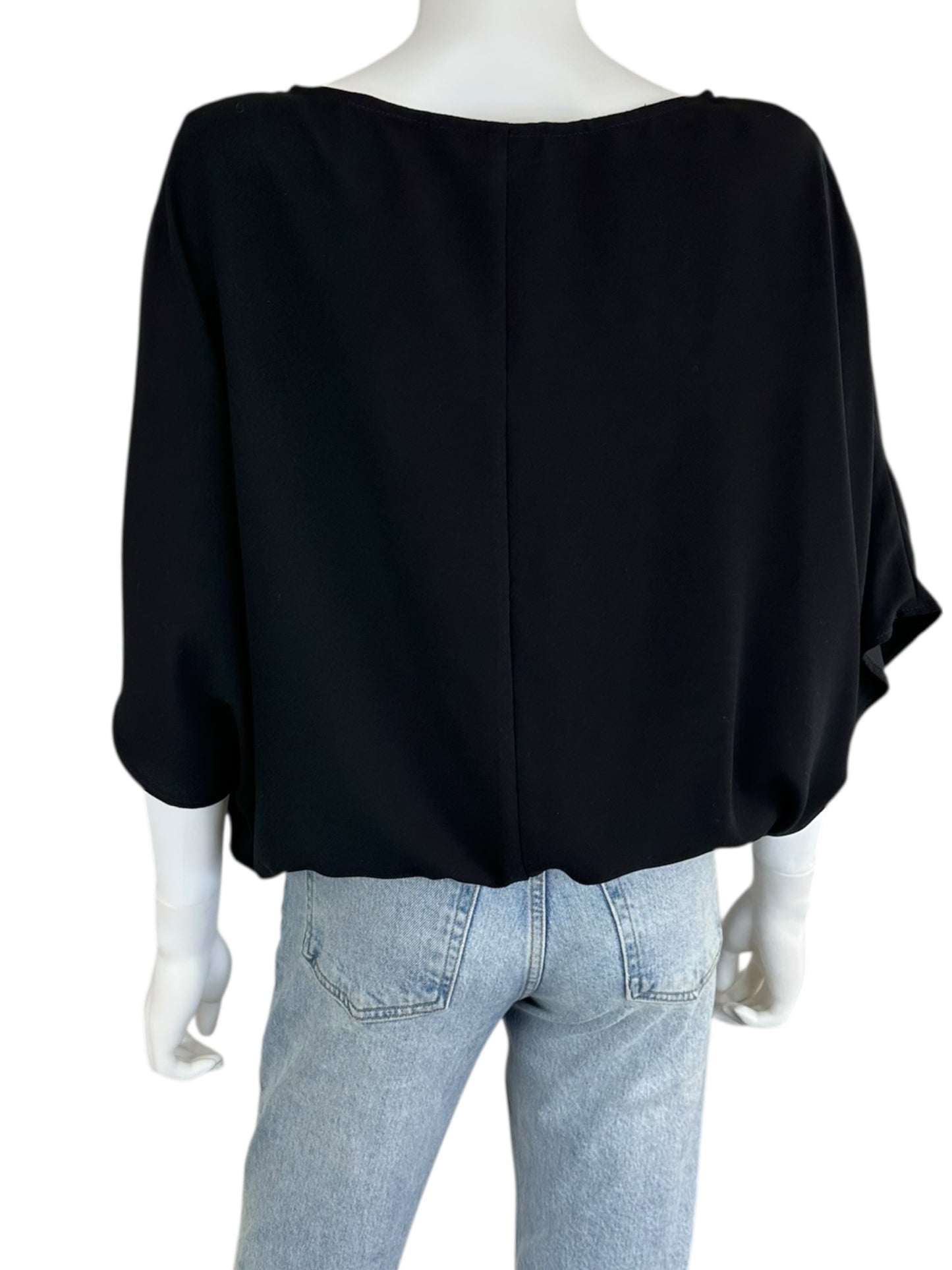 TRINA TURK Black Blouse Size XS