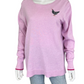 JOULES NWT Pink Tina Chicken Embroidered Sweater Size L