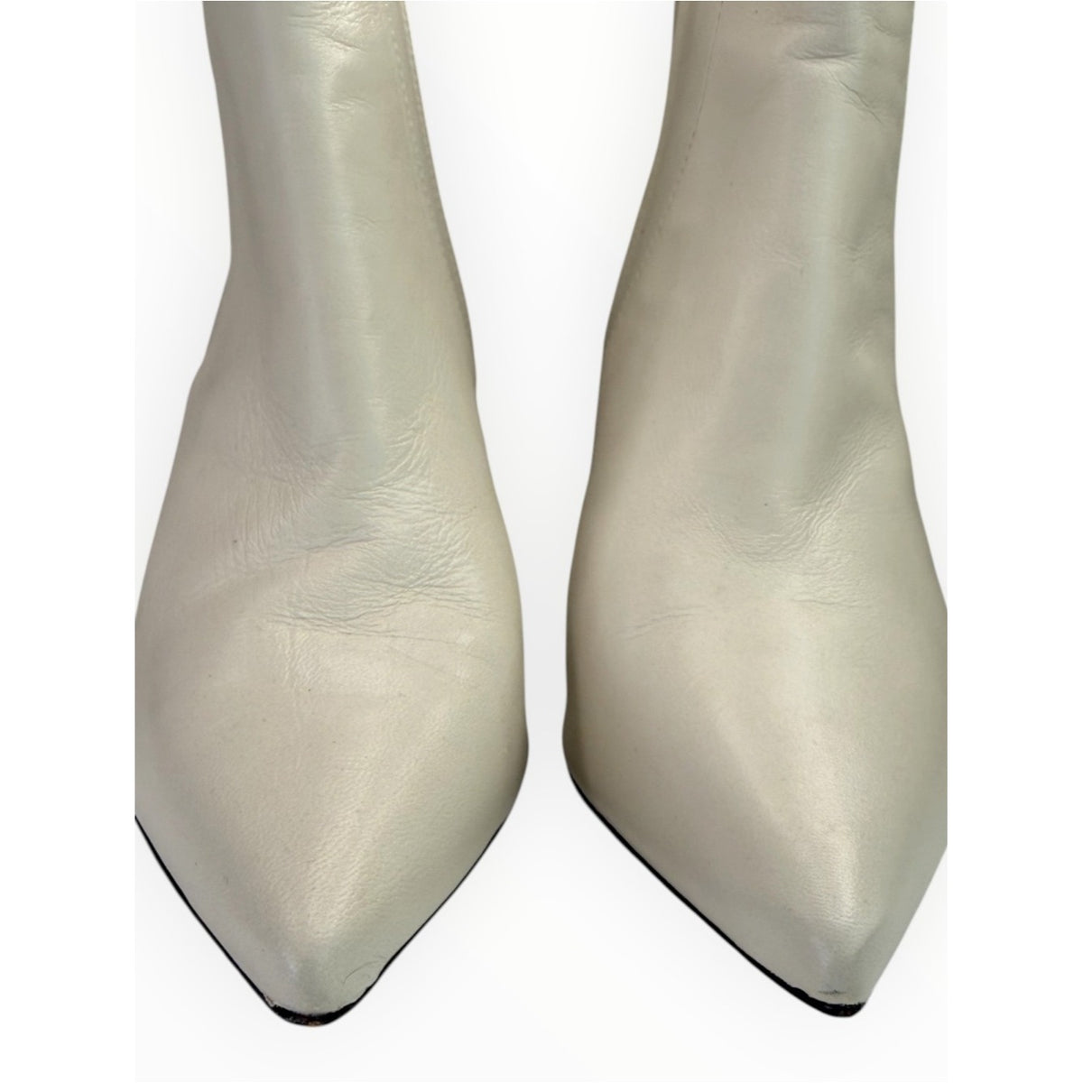 SCHUTZ NWOT Cream Leather Mikki Ankle Bootie Size 9.5