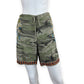 Johnny Was JWLA Green Linen Saguaro Camo Embroidered Shorts Size L