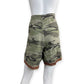Johnny Was JWLA Green Linen Saguaro Camo Embroidered Shorts Size L