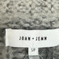 JOHN + JENN NWT Gray Brady Sweater Cardigan Size S