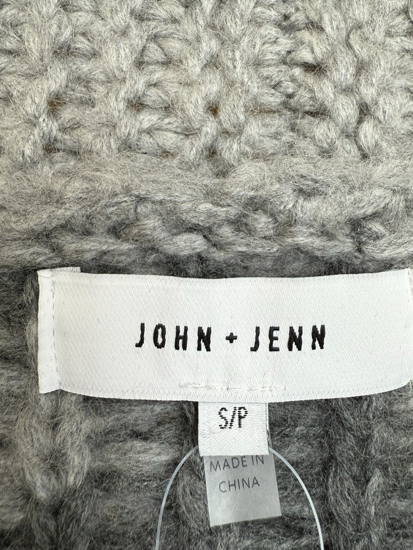 JOHN + JENN NWT Gray Brady Sweater Cardigan Size S