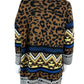 by anthropologie Marseille Leopard Sweater Cardigan Size XS
