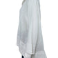 TRINA TURK White 100% Linen Blouse Size L