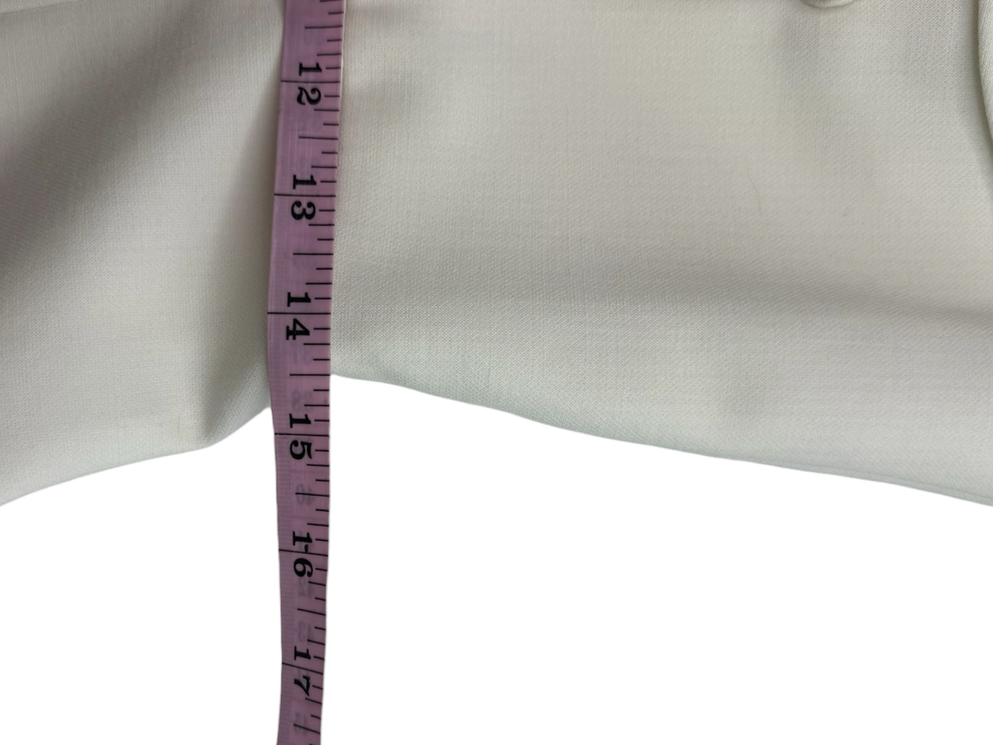 French Connection White Whisper Ruffle V-Neck Mini Cocktail Dress Size 8