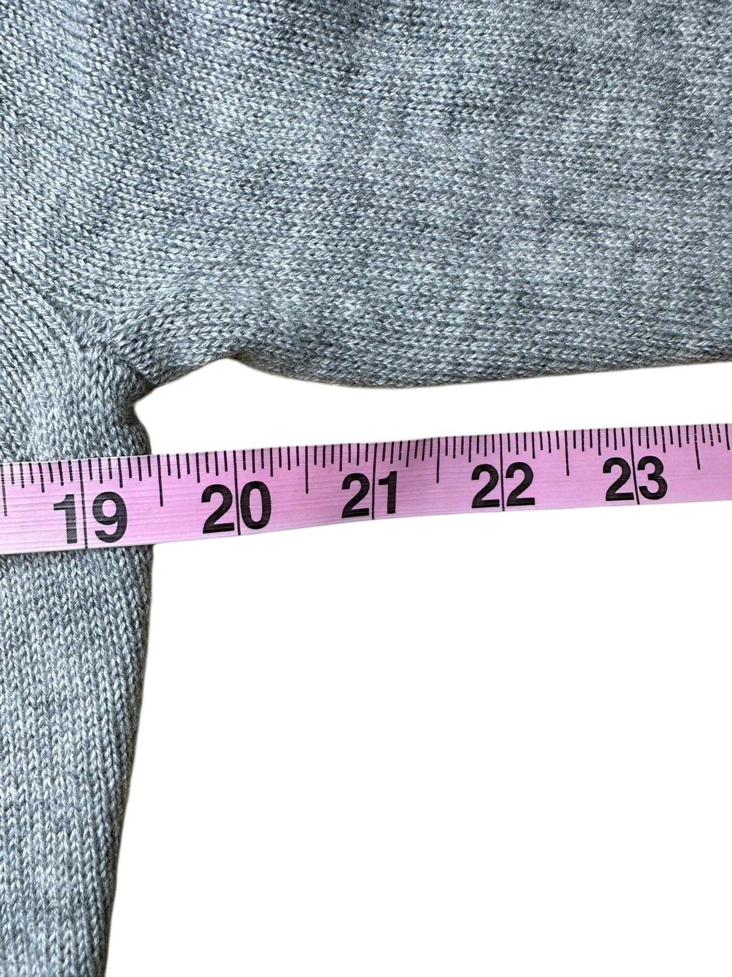 Talbots NWT Gray Fair Isle Lambswool Sweater Cardigan Size MP