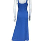 NWT Saltwater Luxe Blue Cannan Midi Dress Size L