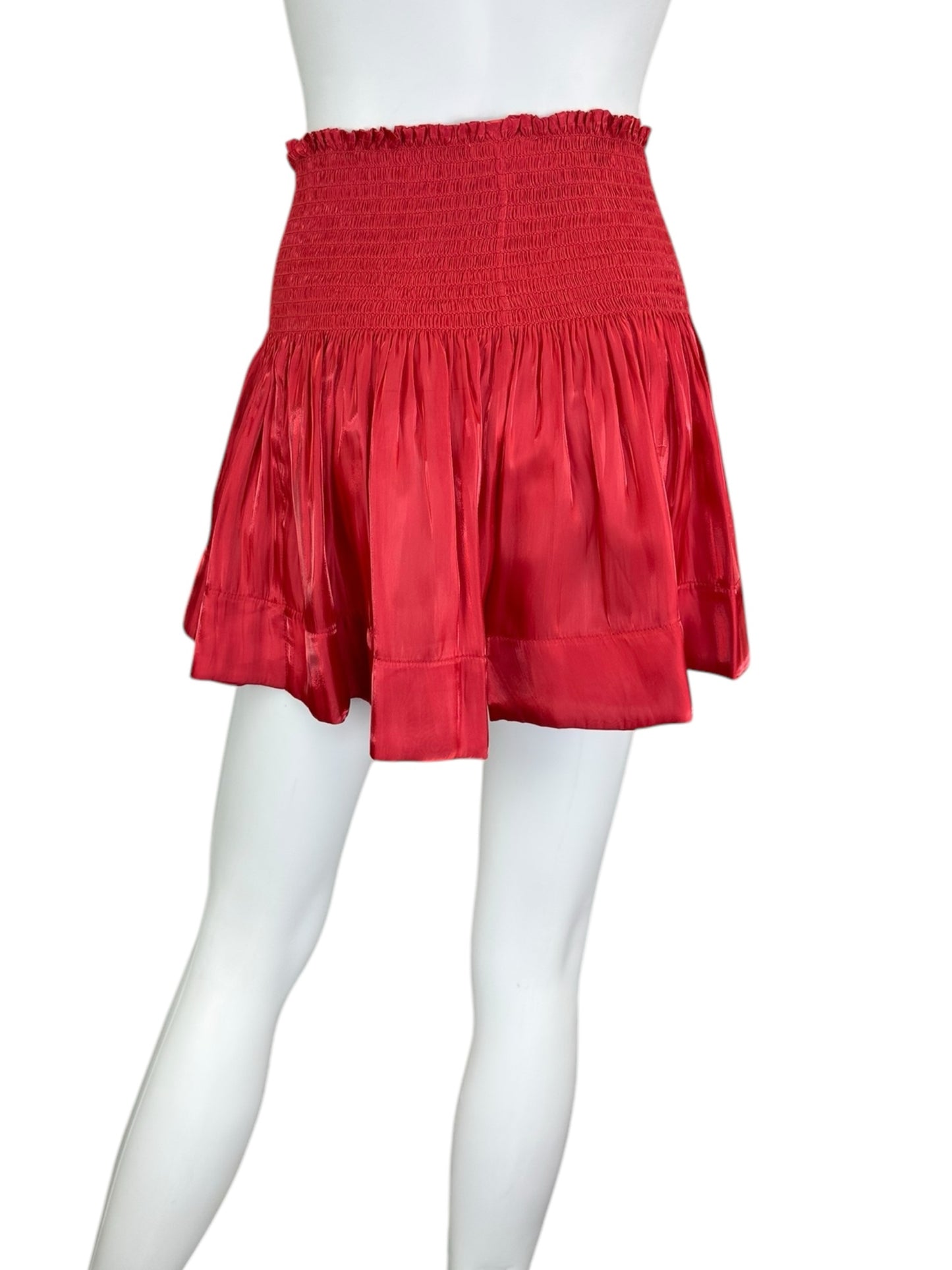 KOCH Red High Waisted Shorts Size S