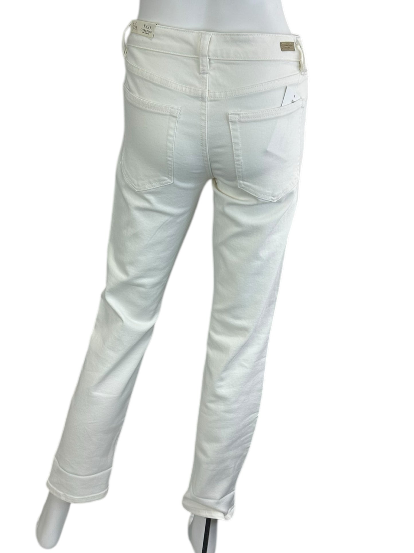 LIVERPOOL NWT White Marley Girlfriend Jeans Size 0
