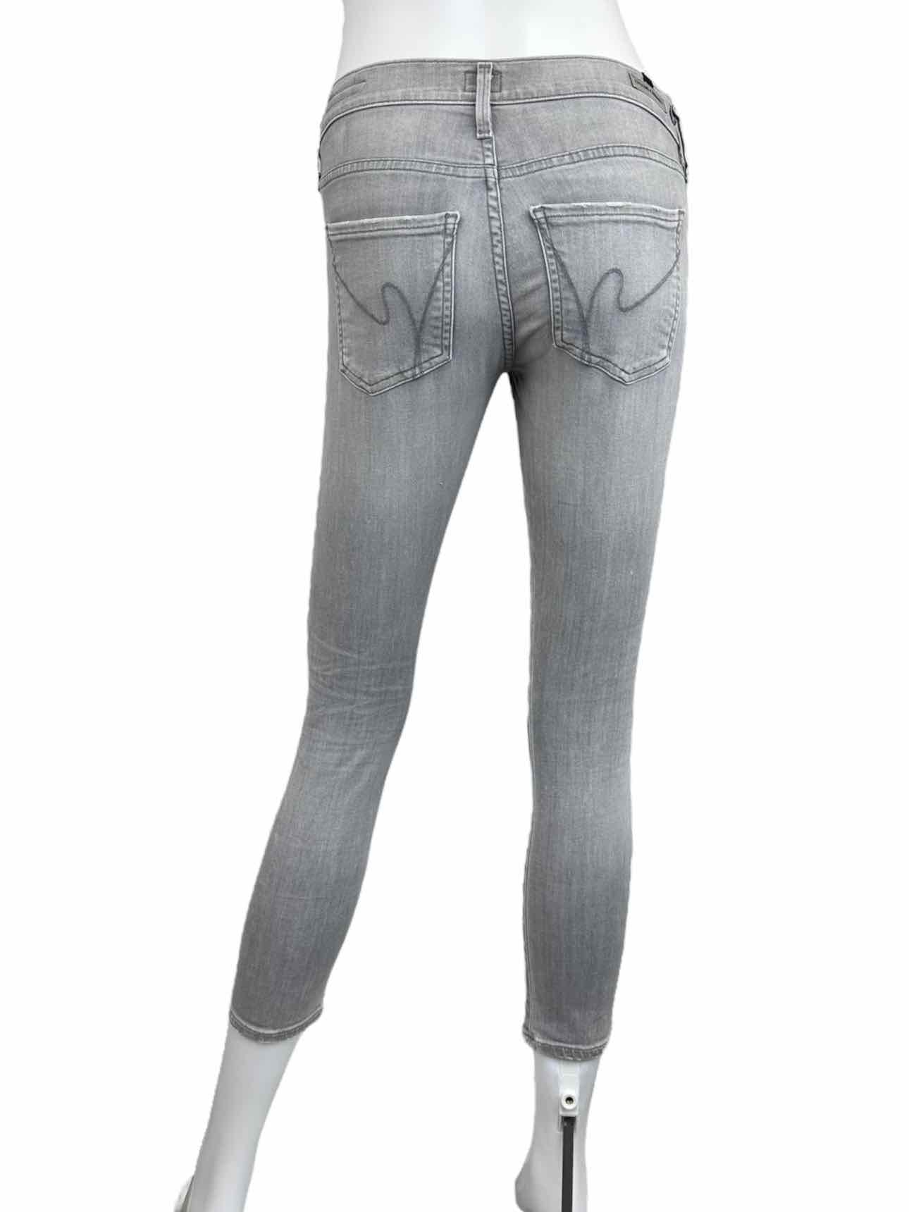 Citizens of Humanity Stone Gray Avedon Ankle Jean Size 25P