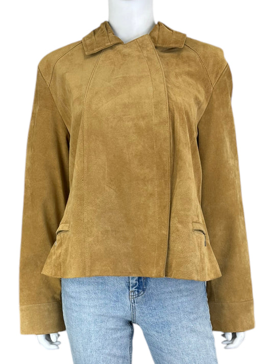 Coldwater Creek Tan Suede Jacket Size XXL