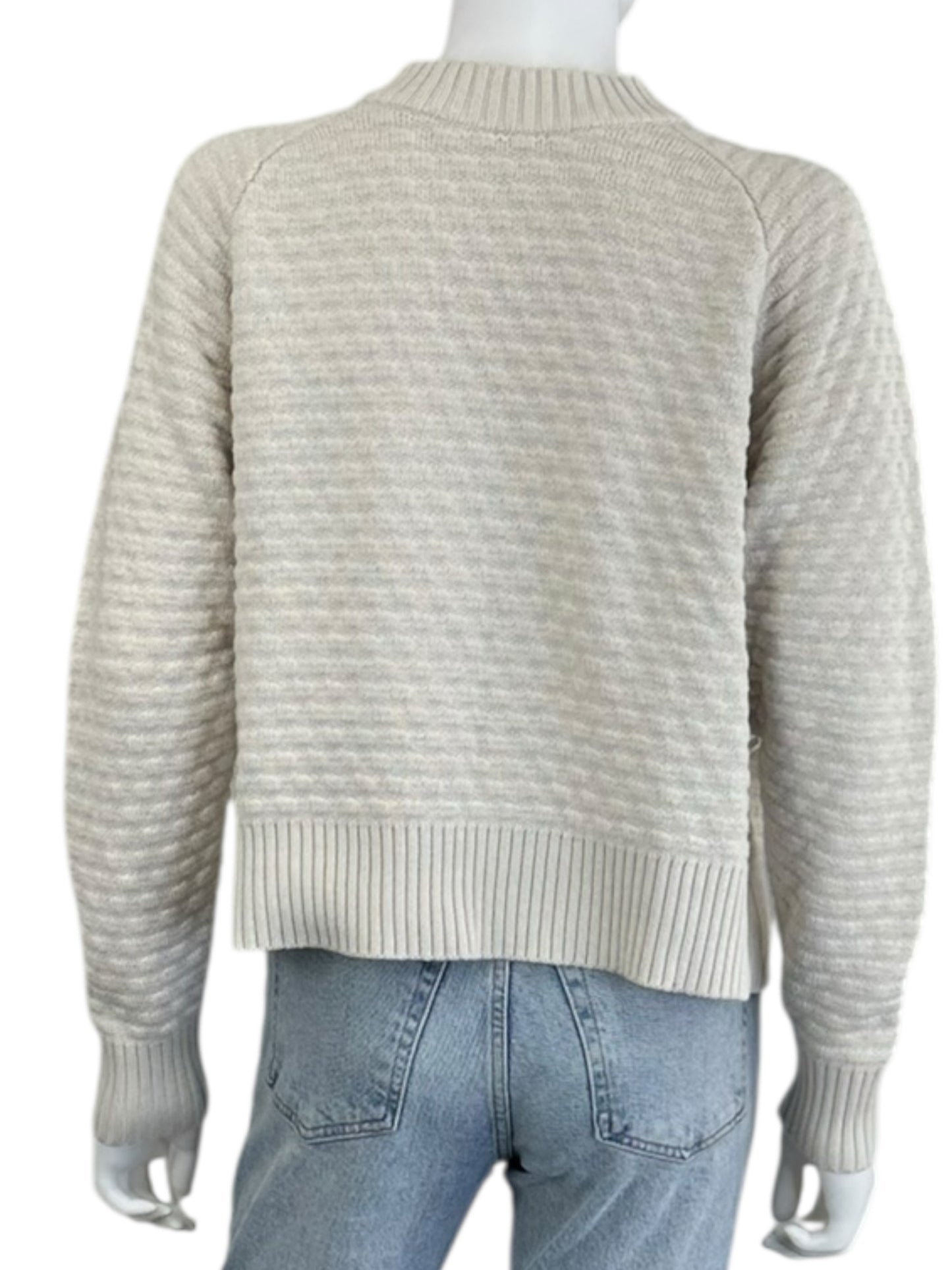 lululemon Cream Texture Play Crew Sweater Size XS