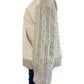Anthropologie NWT Beige Central Park West Myles Cable Knit Cardigan Sweater Size M
