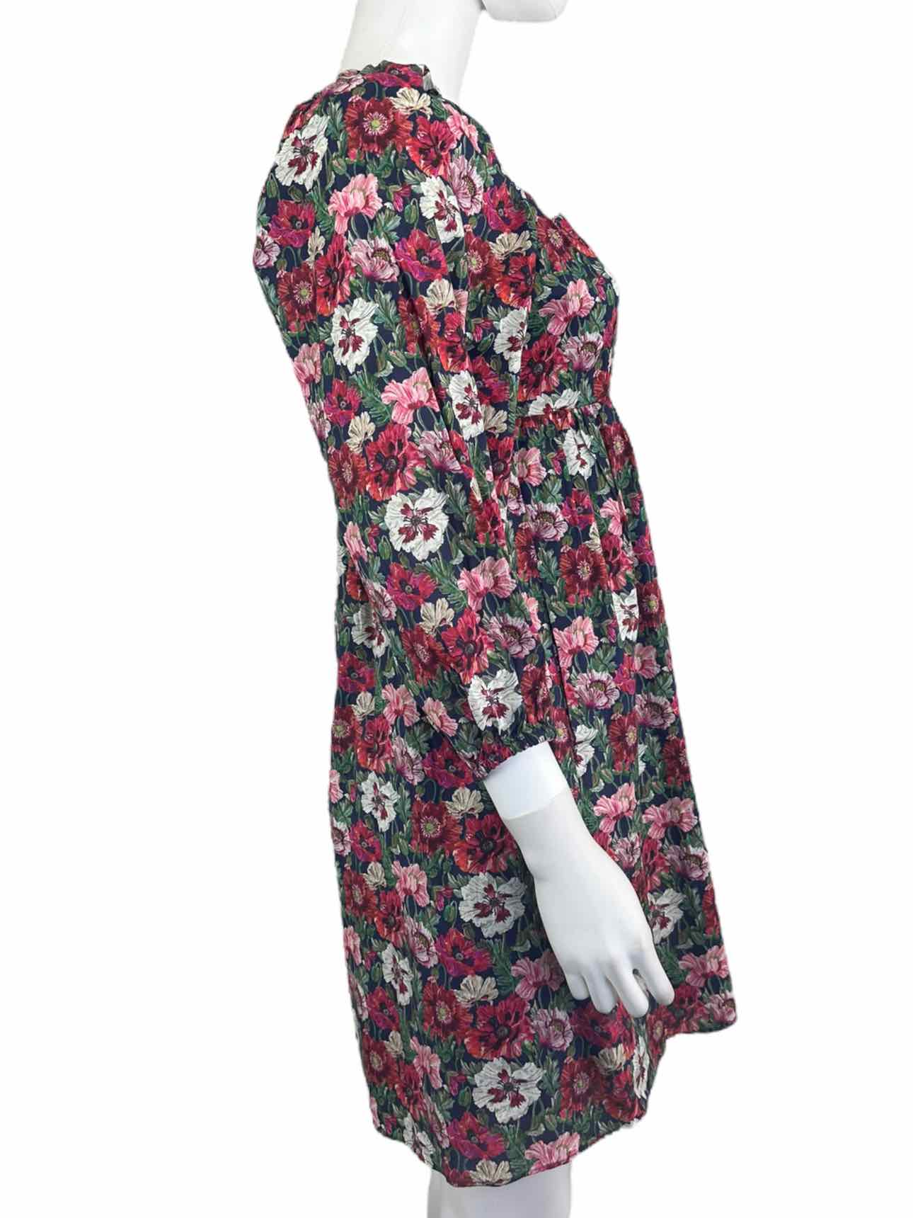 J. Crew NWT Floral Puff Sleeve Dress Size 6