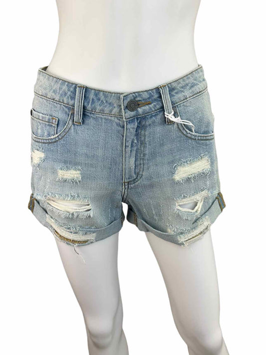 PISTOLA Distressed Denim Shorts Size S