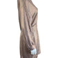 SELF CONTRAST NWT Rose Gold Mini Dress Size L