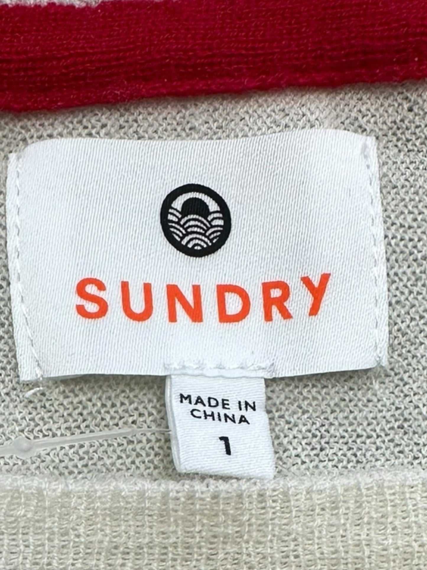 SUNDRY Colorblock Wool Sweater Size M